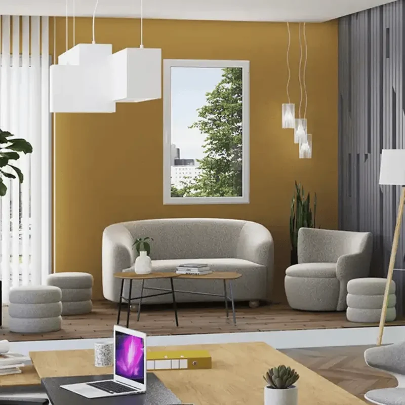 Fauteuil tissu KURLY 1 place