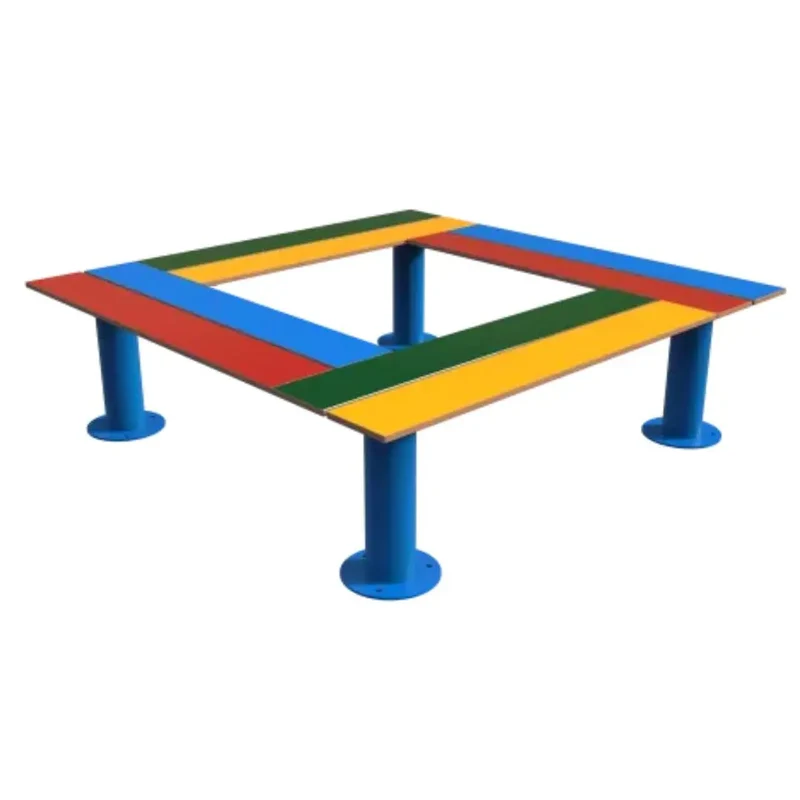 Banquette en acier carrée pour enfants - NINOU