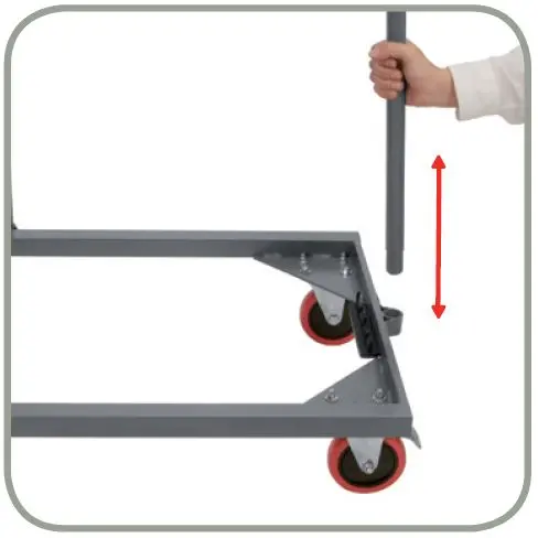 Chariot XLtrolley pour tables "Classic Collection"
