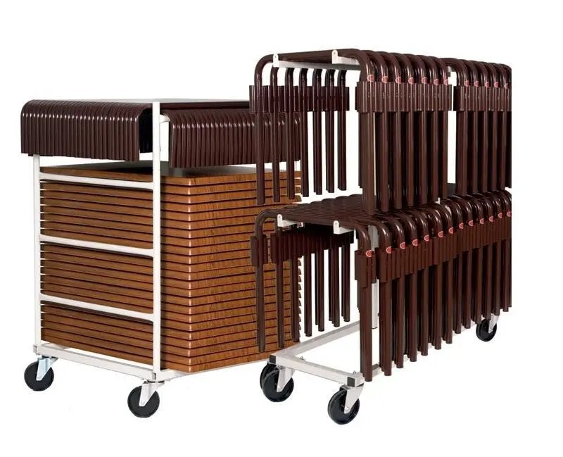 Chariot pour mairietable en deux parties