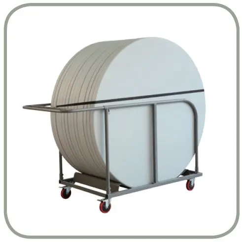 Chariot PlanetTrolley pour tables rondes pliantes