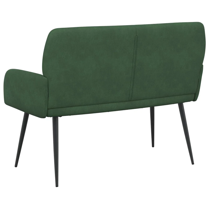 2 Seater Sofa with Metal Legs 2-Seater Dark Green