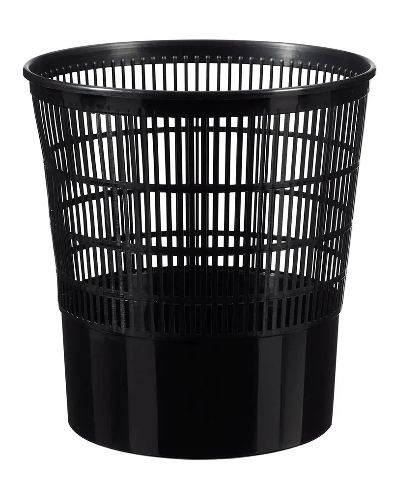 CAP Lot de 20 corbeilles à papier 16L Noir