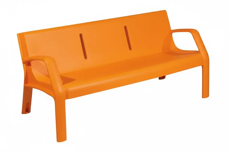 Banc plastique recyclé Alvium