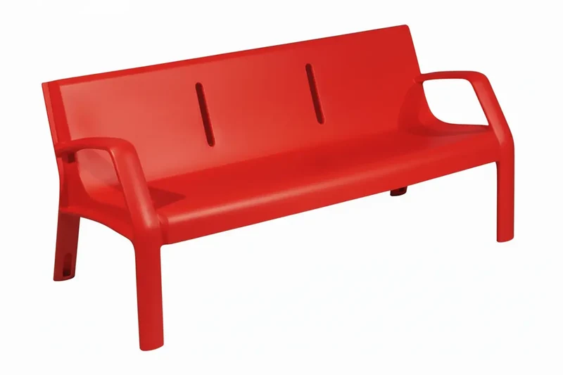 Banc plastique recyclé Alvium