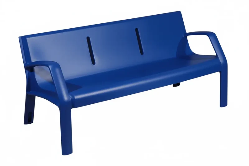 Banc plastique recyclé Alvium