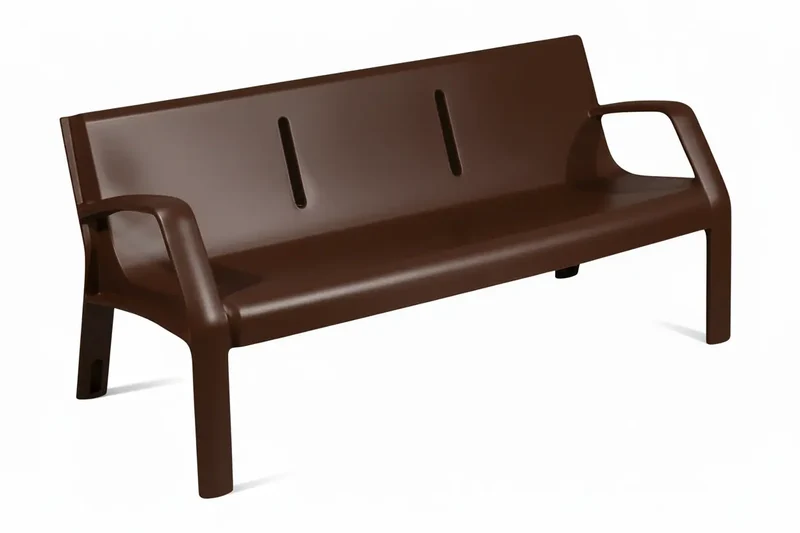 Banc plastique recyclé Alvium