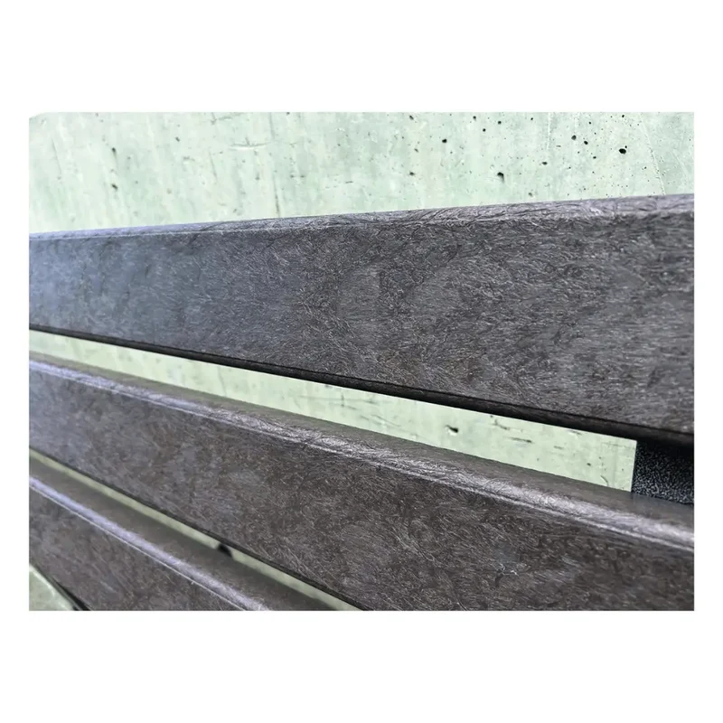 Banc Modo-08 recyclé en polymère / Fonte