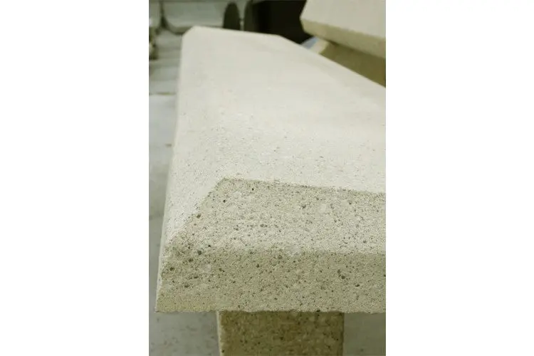 Banc béton domino