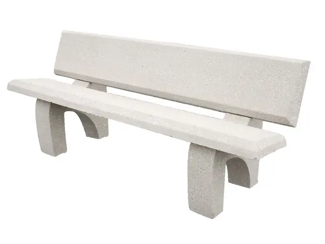 Banc béton domino