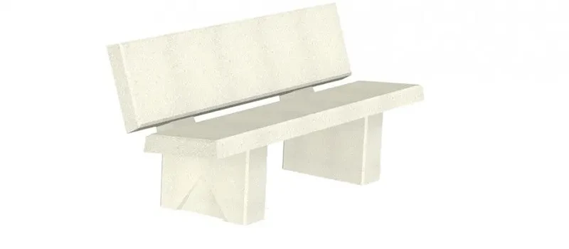 Banc béton détroit
