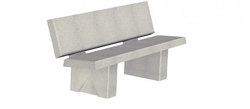 Banc béton détroit