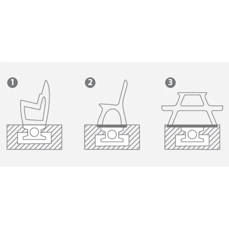 Ancrage pour mobilier en plastique recyclé