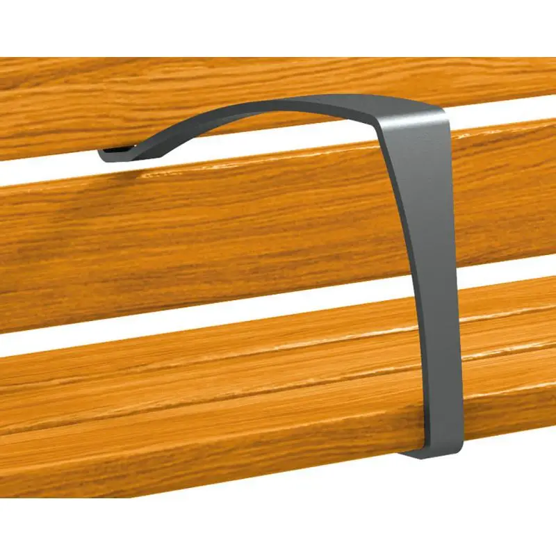 Accoudoir central pour banc Silaos, acier 8 mm, 10 coloris assortis à la structure