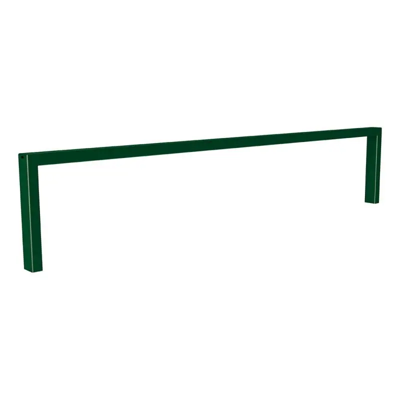 Barre accroche moto Milan 1 500 mm, tube acier 50 x 30 mm, hauteur 300 mm, galvanisée ou peinte, à sceller