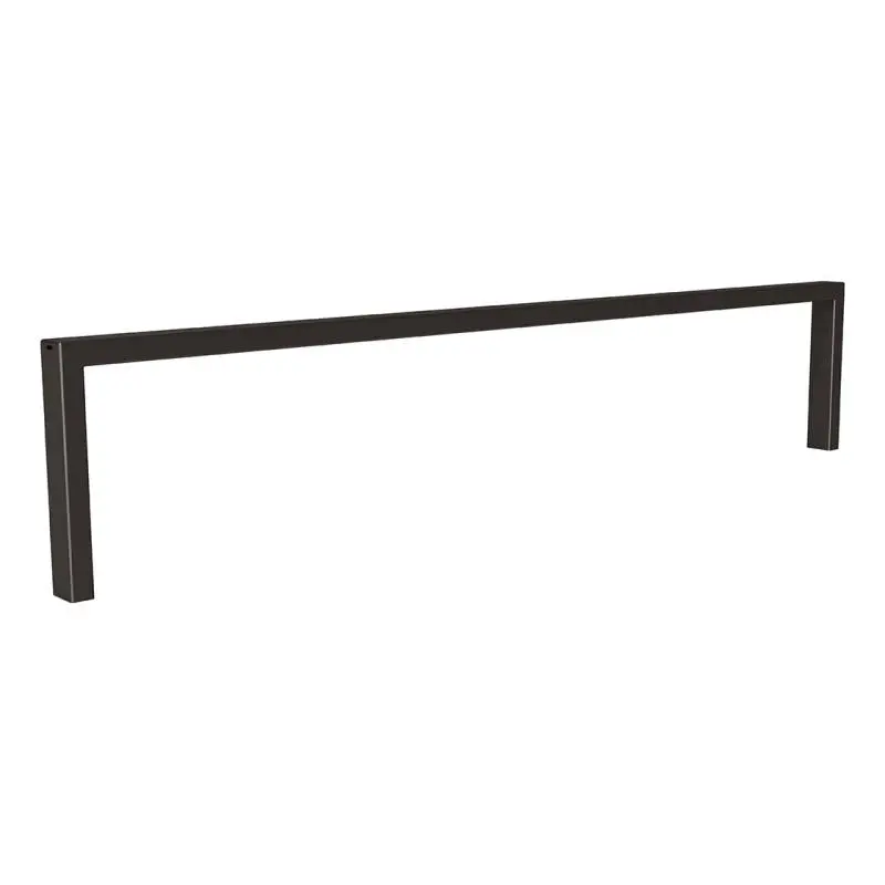 Barre accroche moto Milan 1 500 mm, tube acier 50 x 30 mm, hauteur 300 mm, galvanisée ou peinte, à sceller