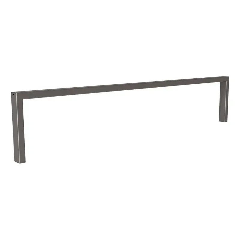 Barre accroche moto Milan 1 500 mm, tube acier 50 x 30 mm, hauteur 300 mm, galvanisée ou peinte, à sceller