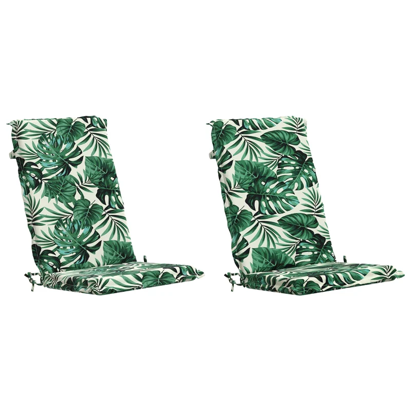 High Back Chair Cushion GEMERT 2 pcs 100% Polyester
