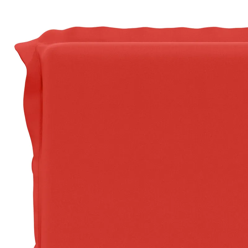 High Back Chair Cushion GEMERT 2 pcs 100% Polyester Red
