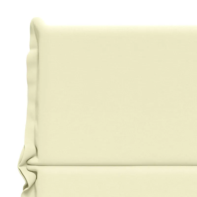 High Back Chair Cushion GEMERT 2 pcs 100% Polyester Cream