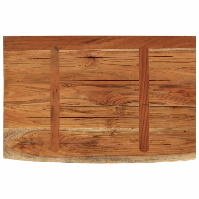 Wall Shelf 70x40x2,5 cm Rectangular Solid Wood Acacia Live Edge