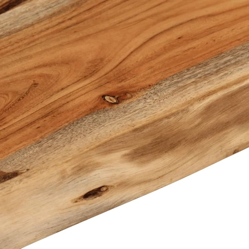 Wall Shelf 70x40x2,5 cm Rectangular Solid Wood Acacia Live Edge