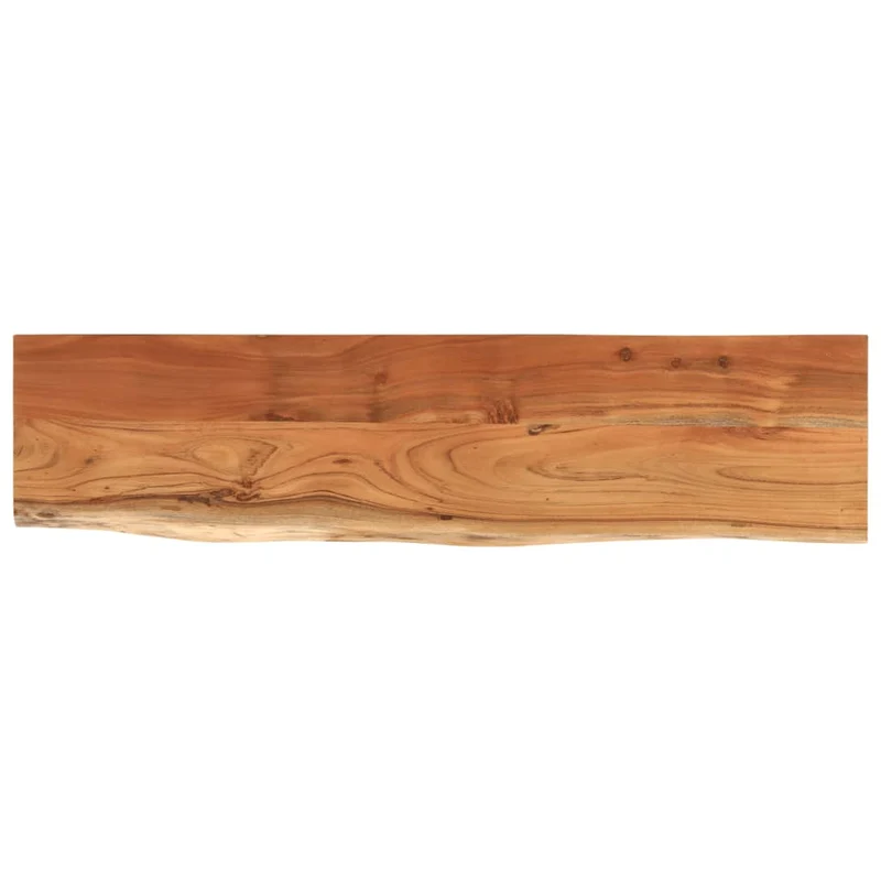 Table Top 160x40x2,5 cm Rectangular Solid Wood Acacia Live Edge