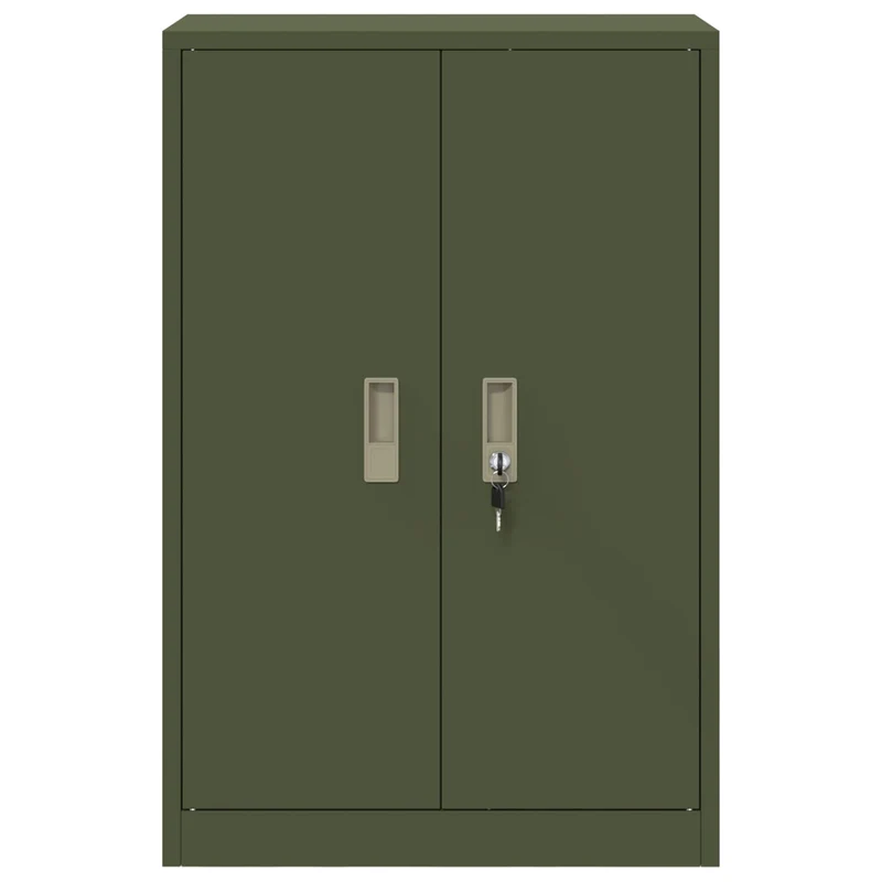 Storage Cabinet Olive Green 60 x 40 x 90 cm Steel