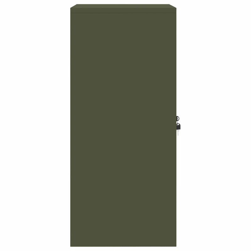 Storage Cabinet Olive Green 60 x 40 x 90 cm Steel