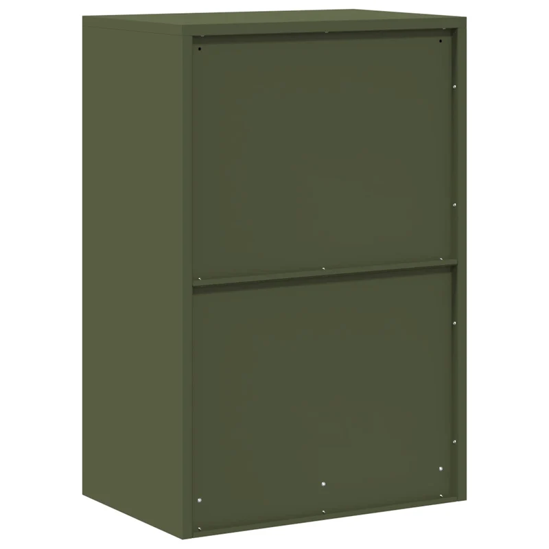 Storage Cabinet Olive Green 60 x 40 x 90 cm Steel