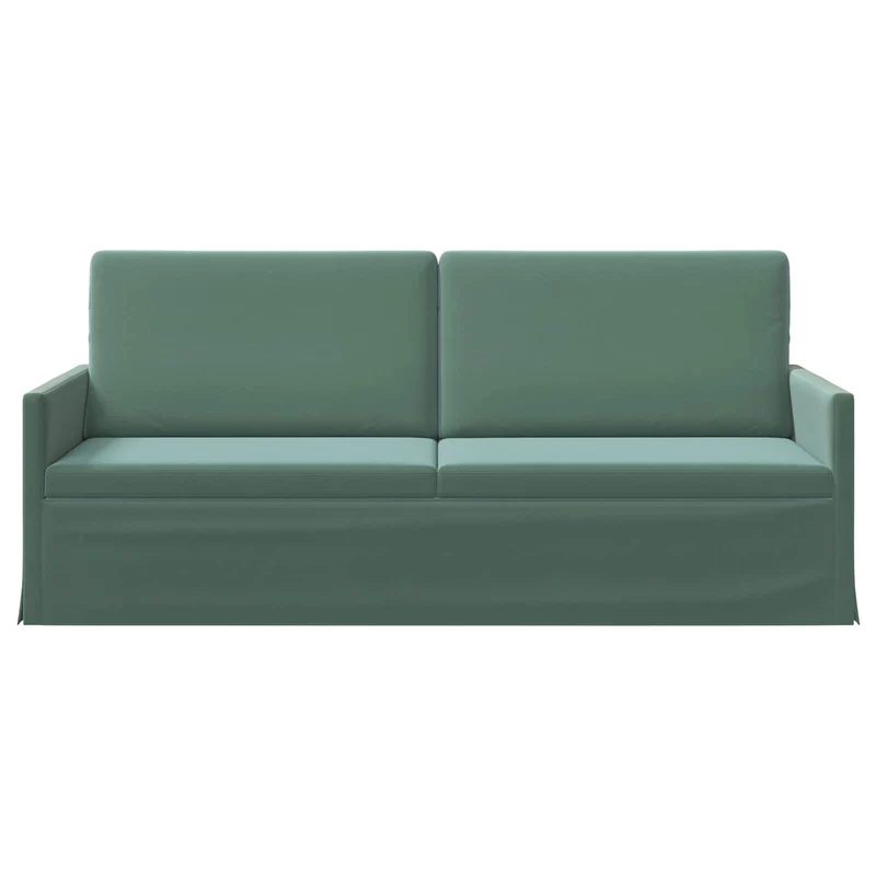 3 Seater Sofa Sea Green 190 x 81 x 82 cm Velvet