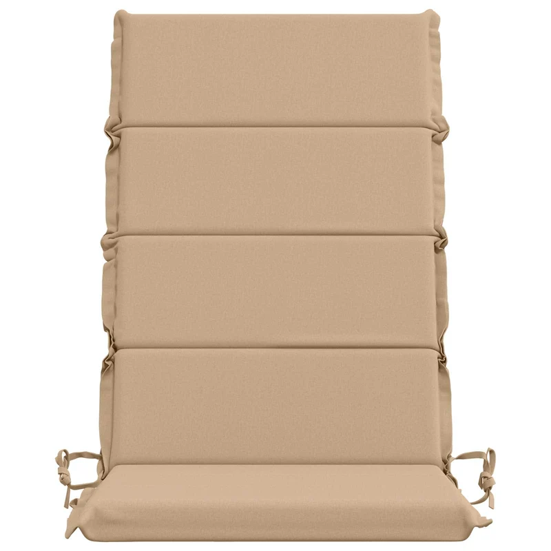 High Back Chair Cushion GEMERT 2 pcs 100% Polyester Sand