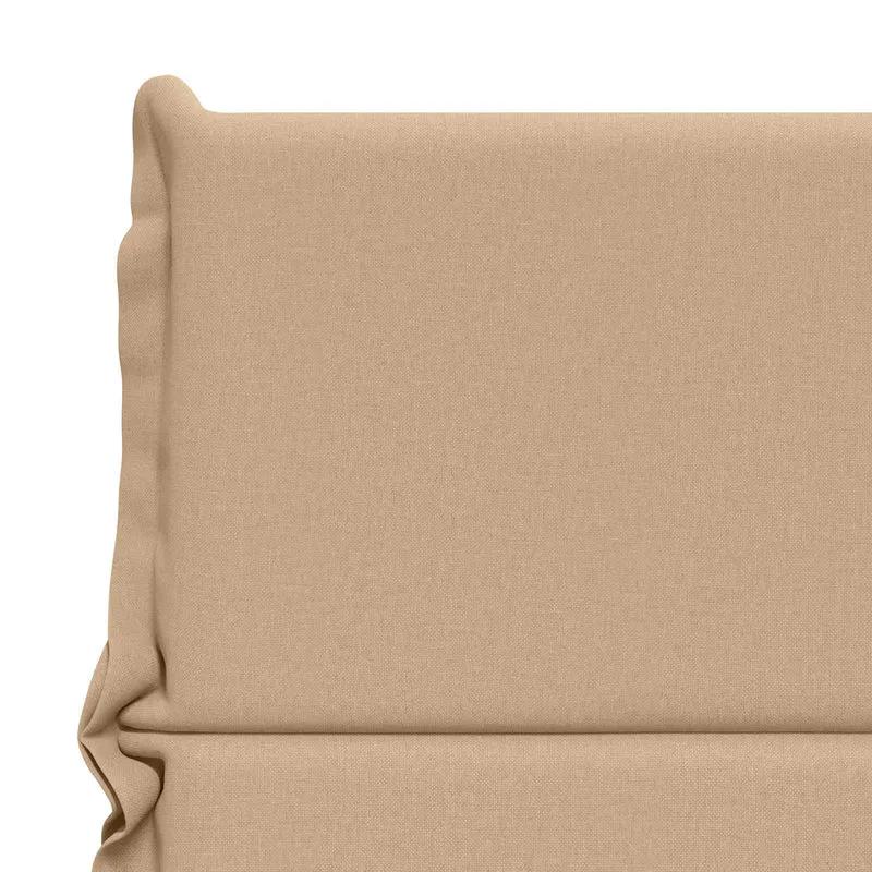 High Back Chair Cushion GEMERT 2 pcs 100% Polyester Sand