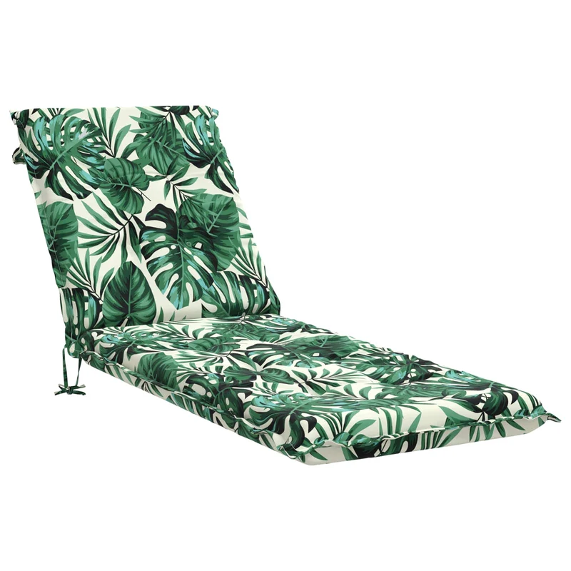 Sunlounger Cushion GEMERT 100% Polyester Leaf Pattern