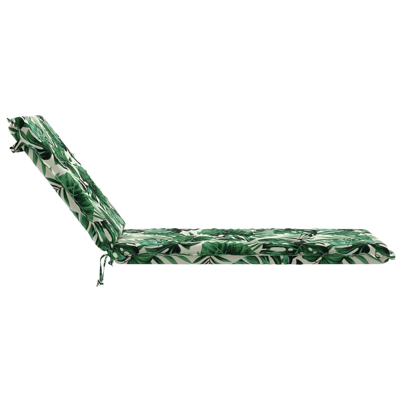 Sunlounger Cushion GEMERT 100% Polyester Leaf Pattern