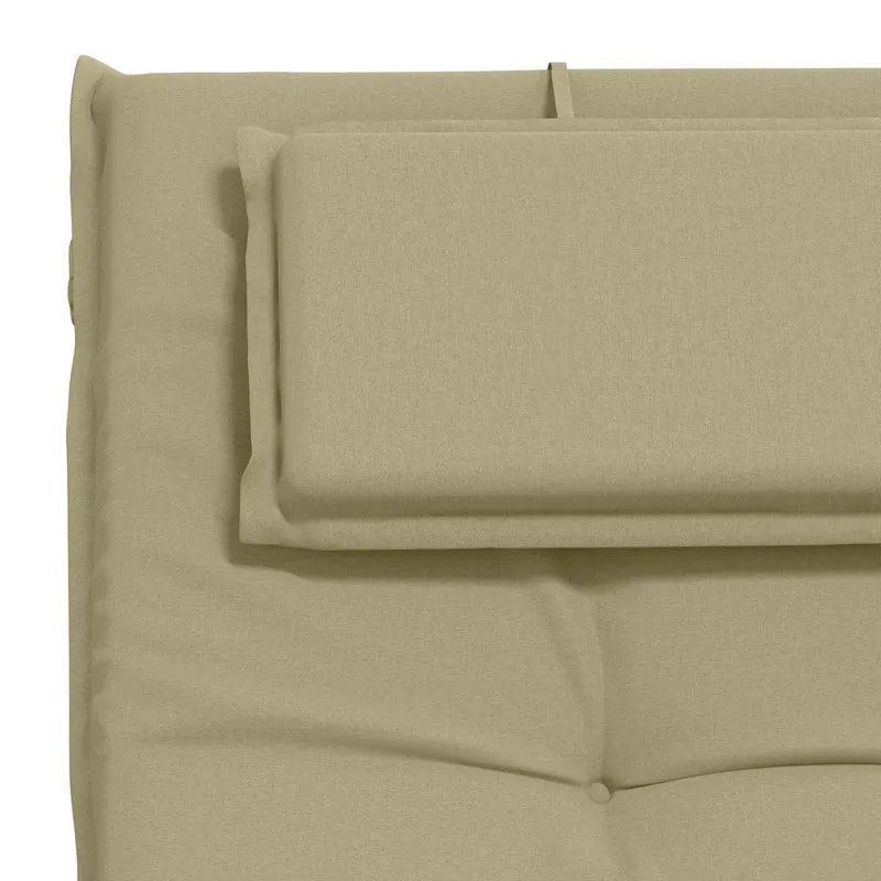 Sunlounger Cushion GEMERT 100% Polyester Light Green