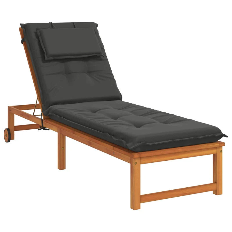 Sunlounger Cushion GEMERT 100% Polyester Anthracite