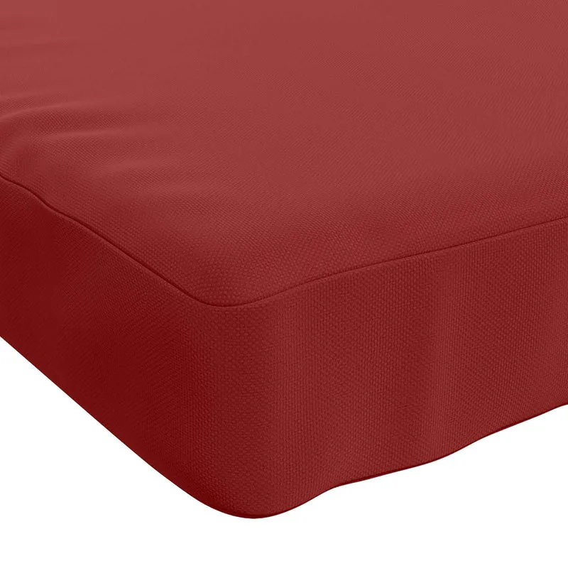 2-Piece Bench Cushions VUGHT 2 pcs 100% Polyester Wine Red