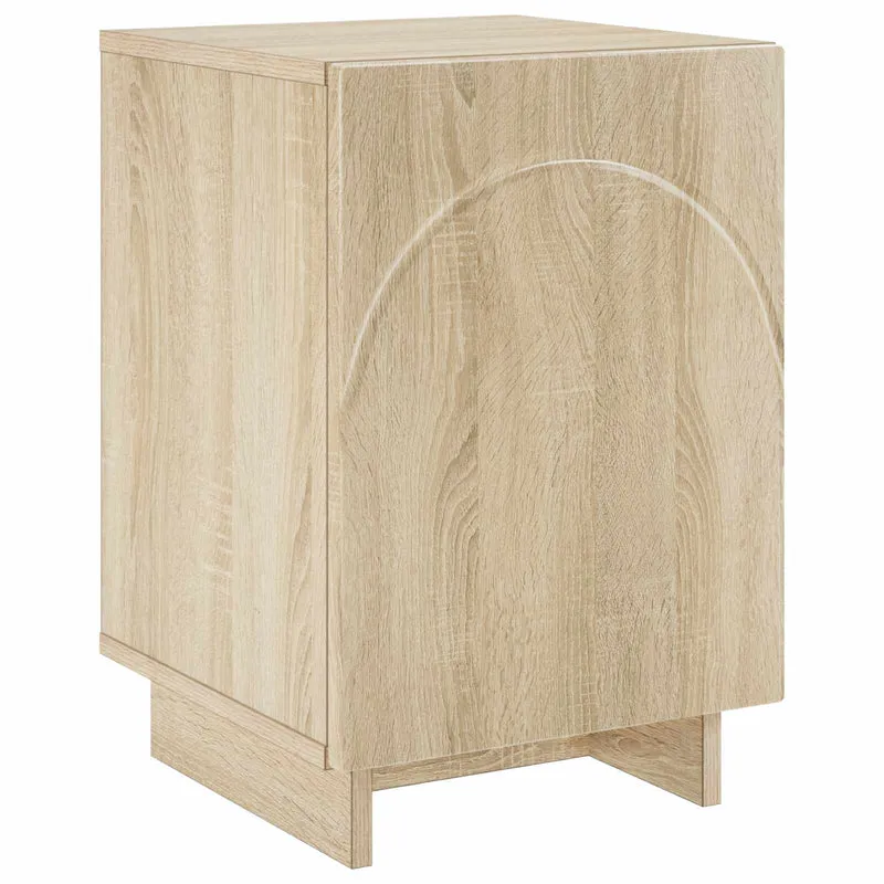 Bedside Cabinet Sonoma Oak 33.5 x 34.5 x 50 cm Engineered Wood