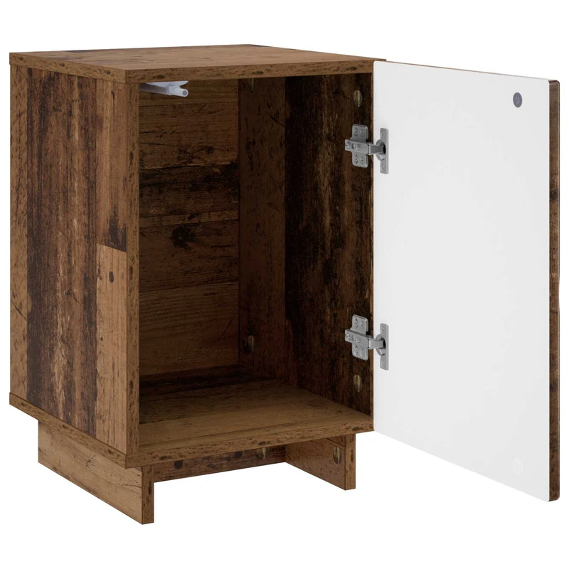 Bedside Cabinet Old Wood 33.5 x 34.5 x 50 cm Engineered Wood