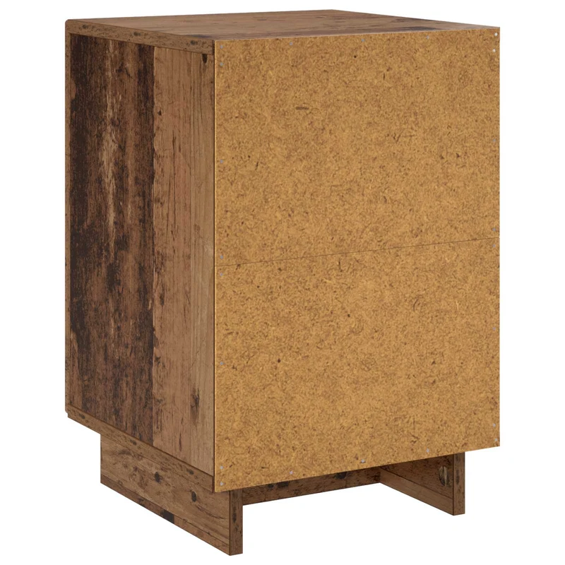 Bedside Cabinet Old Wood 33.5 x 34.5 x 50 cm Engineered Wood