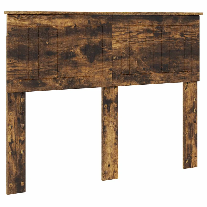 Bed Frame with Drawer Smoked Oak 120 x 200 cm Engineer Wood