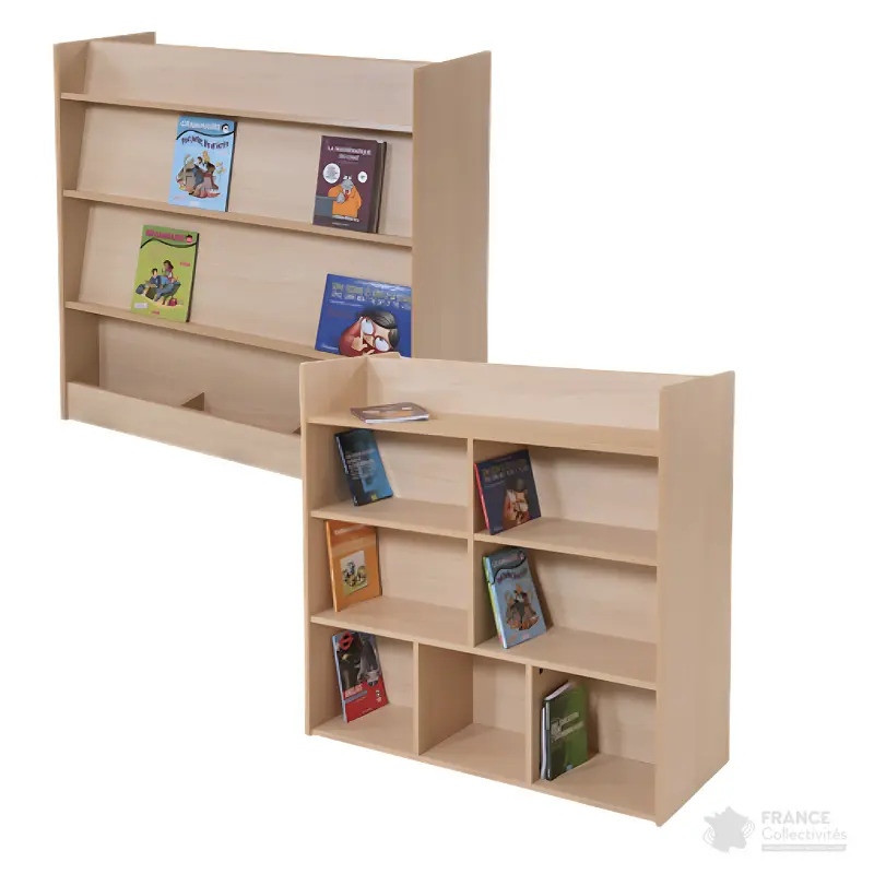 Bibliothèque double face