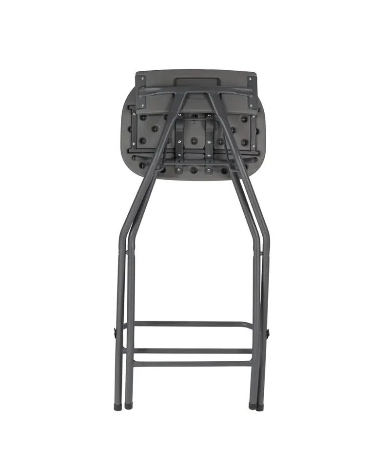 Tabouret haut pliant plastique pour table cocktail