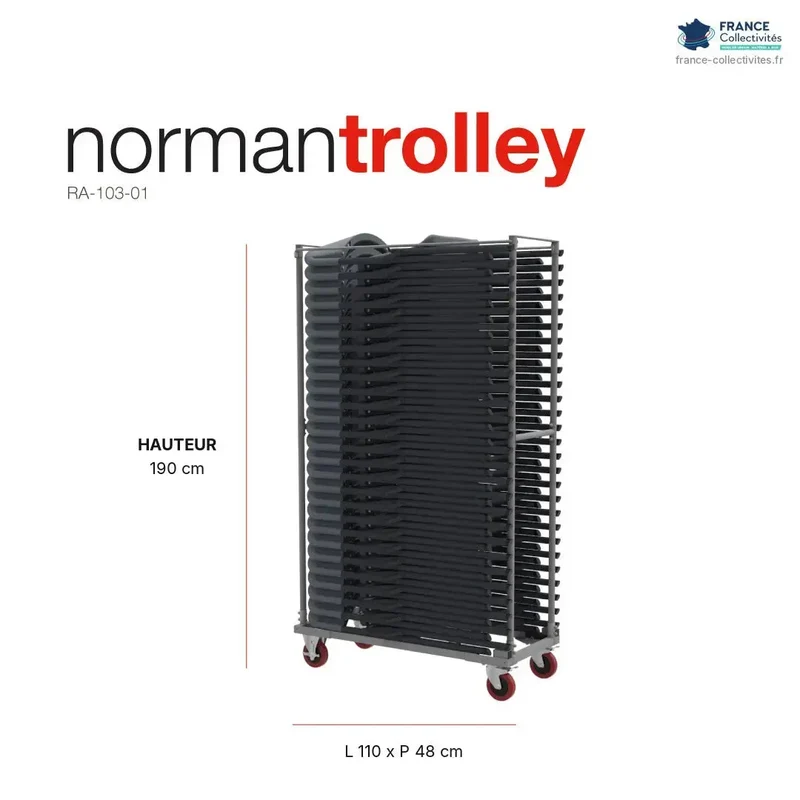 Chariot pour chaises Norman "Classic Collection"