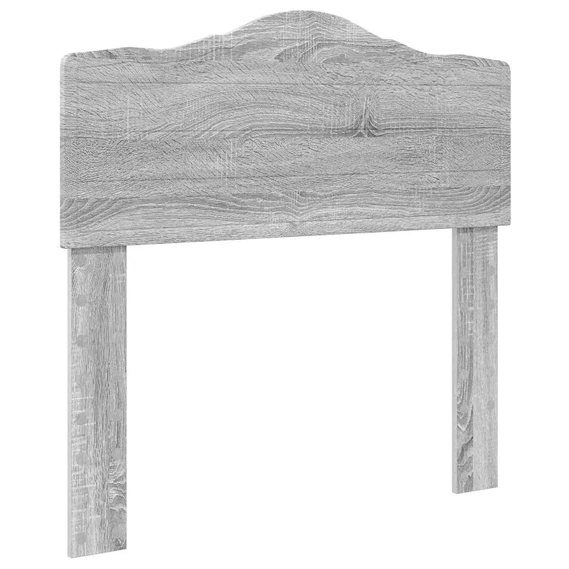 Bed Frame with Drawer Grey Sonoma 90 x 190 cm Engineer Wood