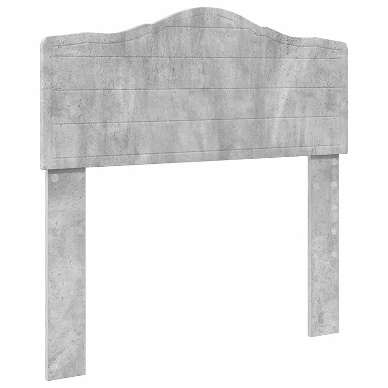 Bed Frame with Drawer Concrete Grey 75 x 190 cm Engineer Wood