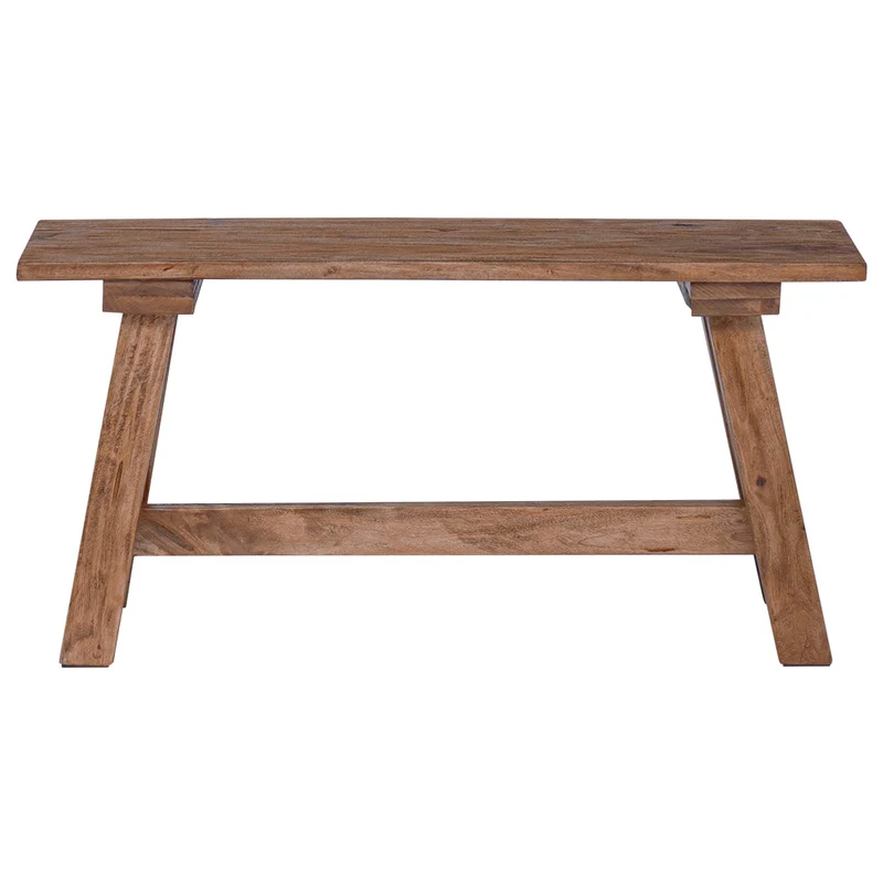 Bench Natural 92 x 23.5 x 45.5 cm Solid Mahogany wood