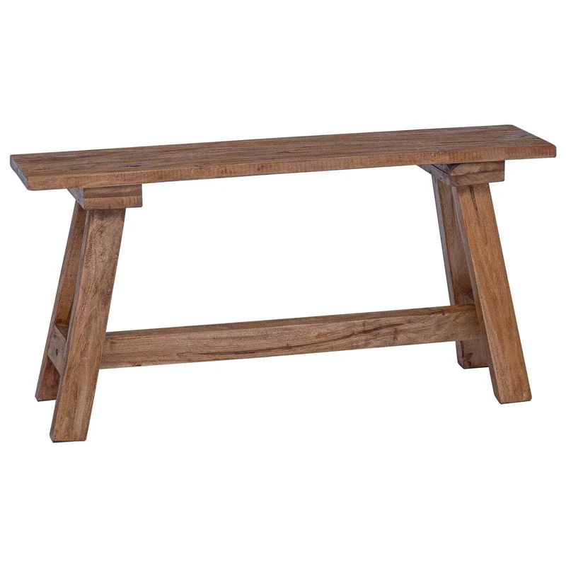 Bench Natural 92 x 23.5 x 45.5 cm Solid Mahogany wood