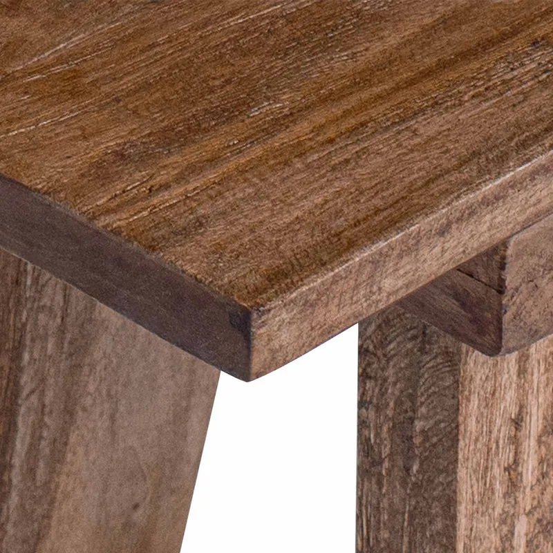 Bench Natural 92 x 23.5 x 45.5 cm Solid Mahogany wood